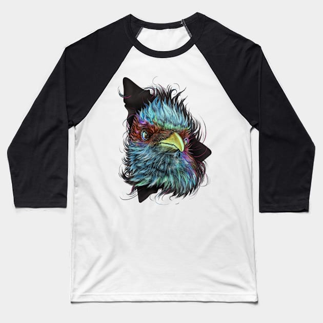 Bird of Prey Baseball T-Shirt by uwanlibner